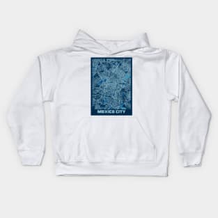 Mexico City - Mexico Peace City Map Kids Hoodie